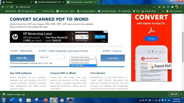 (Trick) How To Convert Image To Reusable Plain Text |Online OCR |Reuse Image Text | RK KEYNOTES