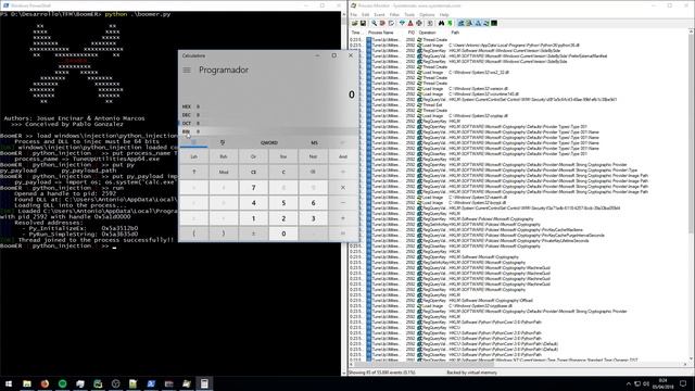 Python script + DLL Injection with BoomER смотреть онлайн