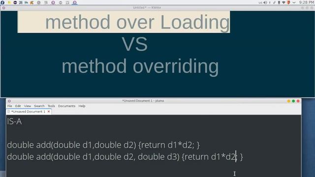 166 java Overloading VS Overriding الفرق بين تحميل الدالة و اعادة صياغت الدالة смотреть онлайн