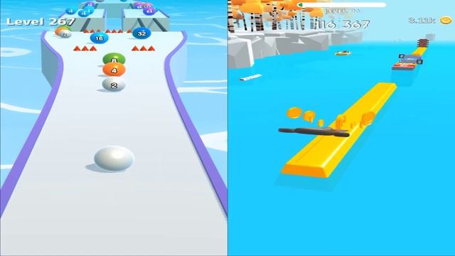 Satisfying Mobile Games 2023 - Ball Run 2048, Spiral Roll, Juice Run,A-Z Run, Blob Runner ... смотреть онлайн