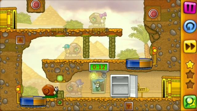 Snail Bob - The Nile Mile Full Story l Walkthrough смотреть онлайн