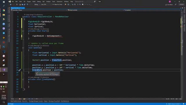 Unity - TileMap Collider - 25 смотреть онлайн