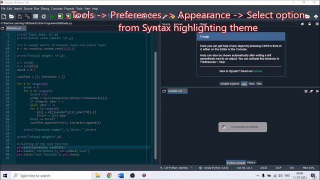 [PY 3] Change background color of the Spyder editor смотреть онлайн