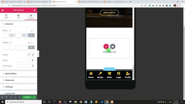 How to create a mobile app-like footer menu for your WordPress website Using Elementor смотреть онлайн