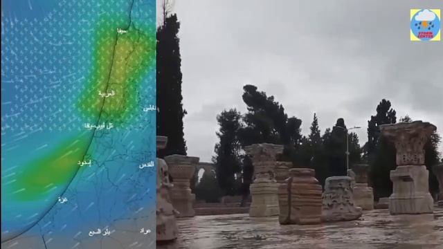 أمطار غزيرة ورعود فوق باحات المسجد الأقصى المبارك смотреть онлайн