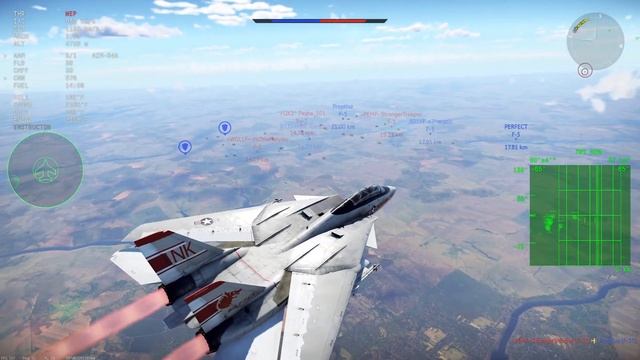 F-14 Tomcat Massacre - Best Loadout? - War Thunder смотреть онлайн