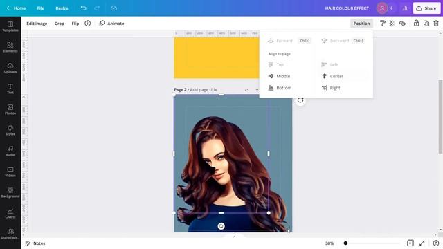 CANVAPLAY | HAIR COLOUR EFFECT