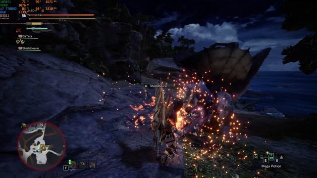 Monster Hunter World - Hunting Anjanath Dell 7567 GTX 1050Ti i7 7700HQ смотреть онлайн