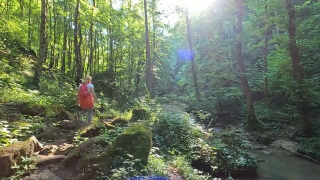 Ущелье Мишоко.Водопады,грот,родник и экстрим парк.Лето 2022 г. смотреть онлайн