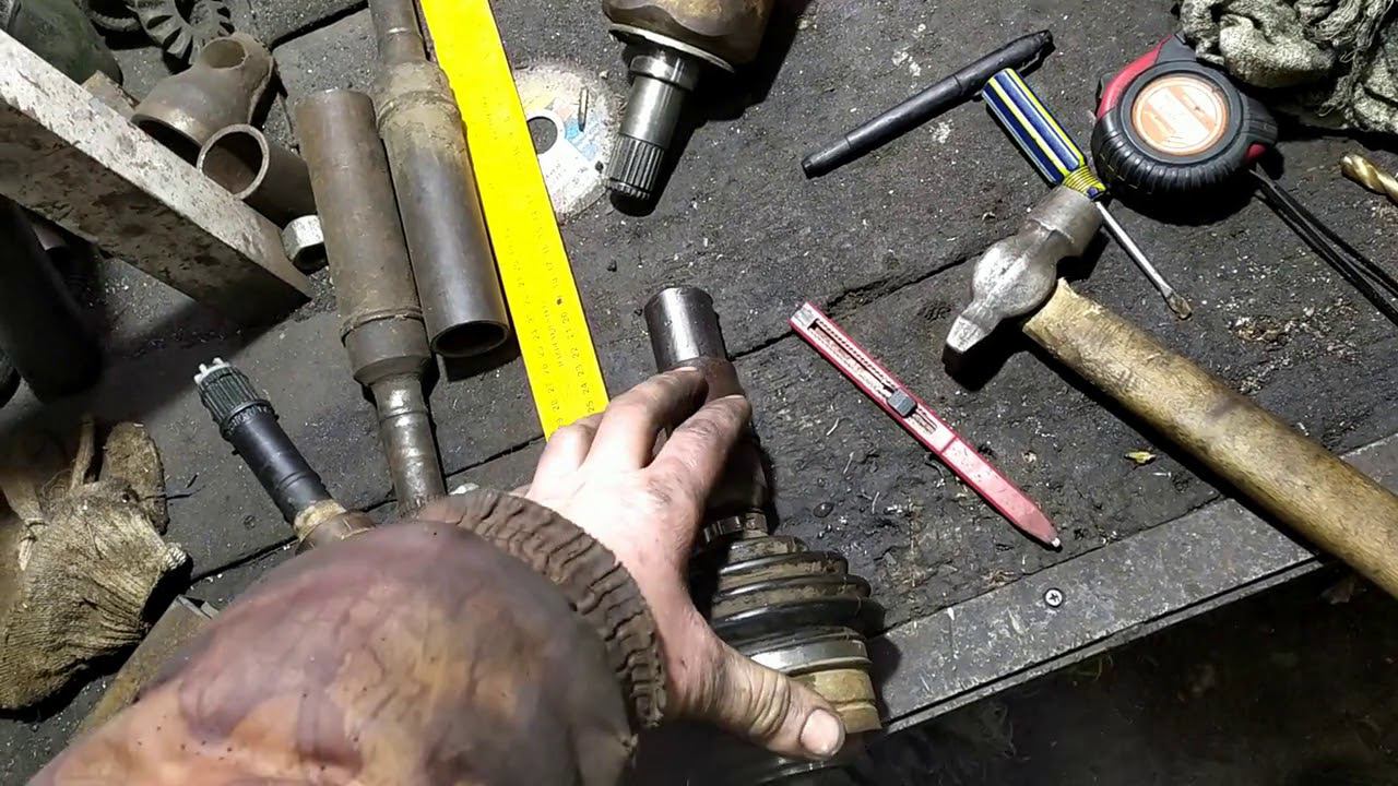 Задние амортизаторы и привода на самодельный квадроцикл #7 смотреть онлайн