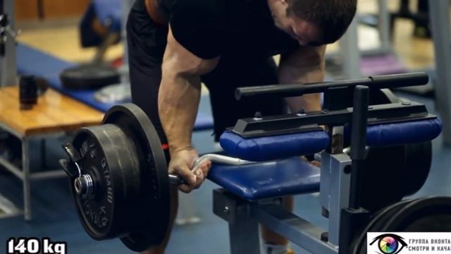 Levan Saginashvili’s 165KG Cheat Curl (3 Reps) Vs Denis Cyplenkov’s 140KG For 5