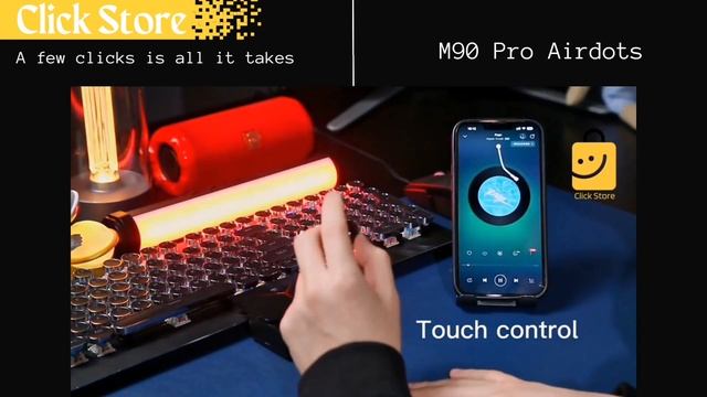 M90 Pro TWS Bluetooth Earbuds, Traditional Return to magnetic dual track slide, @ClickStore903 смотреть онлайн