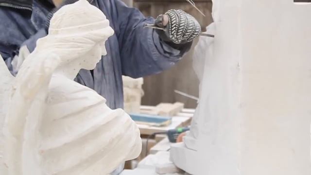 Изготовление скульптуры ангелов из мрамора для памятников смотреть онлайн