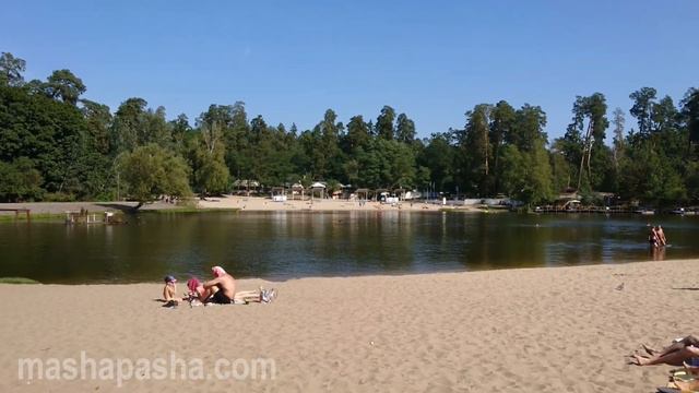 Озеро и пляж Пуща-Водицы смотреть онлайн