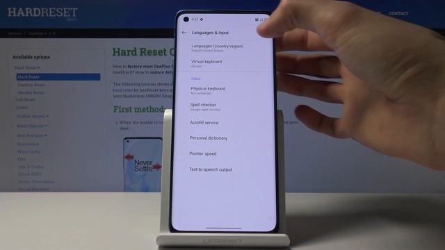 How to Switch Language in OnePlus 8 – Language List смотреть онлайн