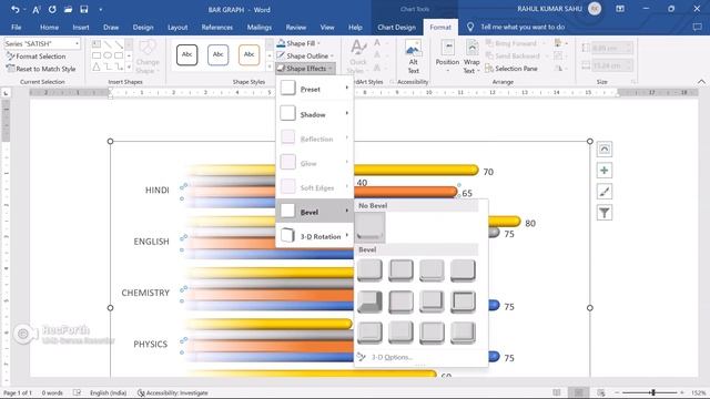 create bar graph in ms word || bar graph in java program || graph creat in ms word || #computer смотреть онлайн