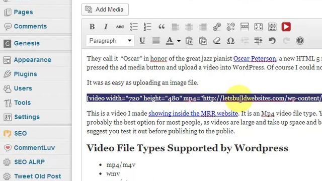 Embed Video into Wordpress 3 6 From Amazon S3 Account смотреть онлайн