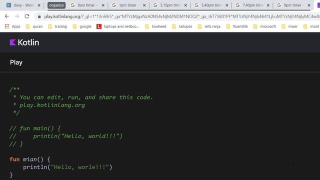 free teacher kotlin hello world смотреть онлайн