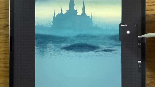 SPOOKY Castle HALLOWEEN Drawing Tutorial in PROCREATE смотреть онлайн