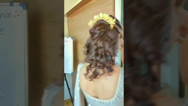 beautiful easy curly hairstyle ✨#samruddhibeautyparour#top #beautyparlour смотреть онлайн