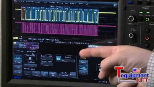 WaveSurfer Xs-B Oscilloscope Decoding Serial Data Signals смотреть онлайн