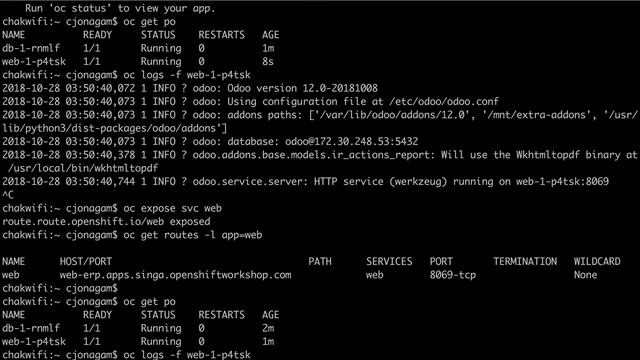 odoo opensource erp on openshift (okd) смотреть онлайн