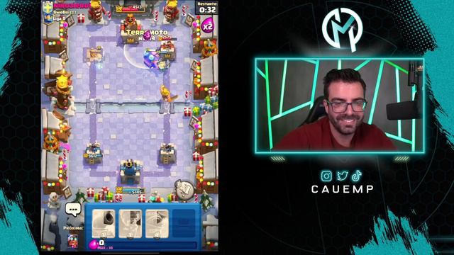 NOVO DECK DE GIGANTE ELETRICO COM CAVALEIRO DOURADO NO CLASH ROYALE! смотреть онлайн