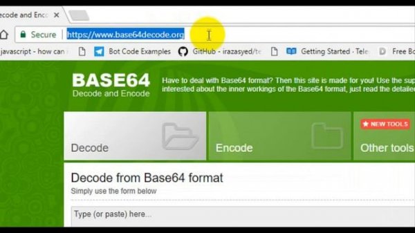 How to Decode the Base64 encrypted code