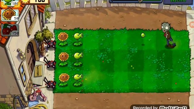 Обзор игры Plant vs Zombies часть 1 смотреть онлайн