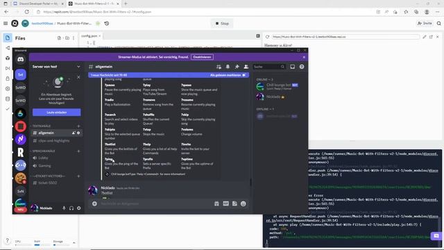 dc music bot (GERMAN) смотреть онлайн