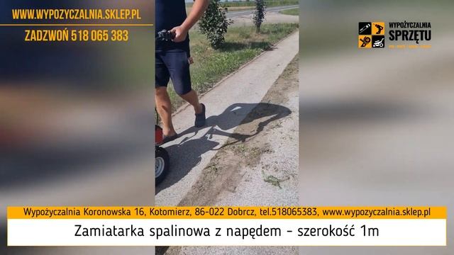 Zamiatarka spalinowa z napędem Cedrus - tel. 518065383, oferta i cennik na wypozyczalnia.sklep.pl смотреть онлайн