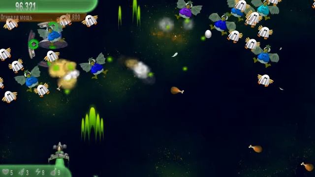 Вторжение кур 5 Темный клюв геймплей Invasion of chickens 5. Dark beak. Halloween Edition gameplay смотреть онлайн