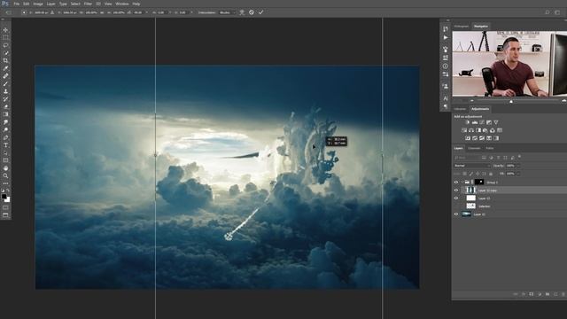 How to Create Any Cloud Shape in Photoshop смотреть онлайн