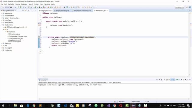 MVC design pattern with java(sinhala) смотреть онлайн
