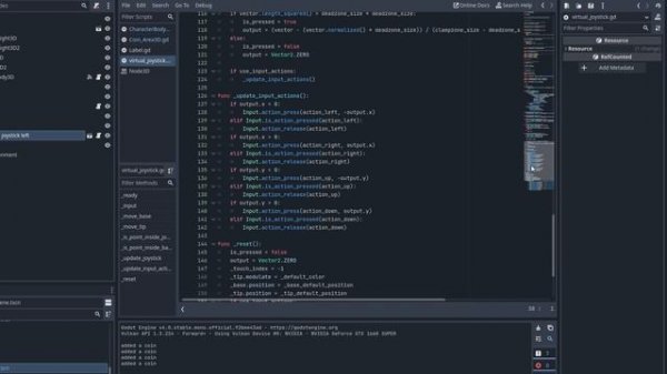 How to do Touch Input in Godot 4 with zero code! | mobile control | virtual joystick in Godot