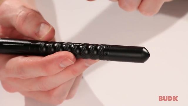 Police Force Tactical Pen LED Flashlight DNA Collector Self Defense Pen смотреть онлайн