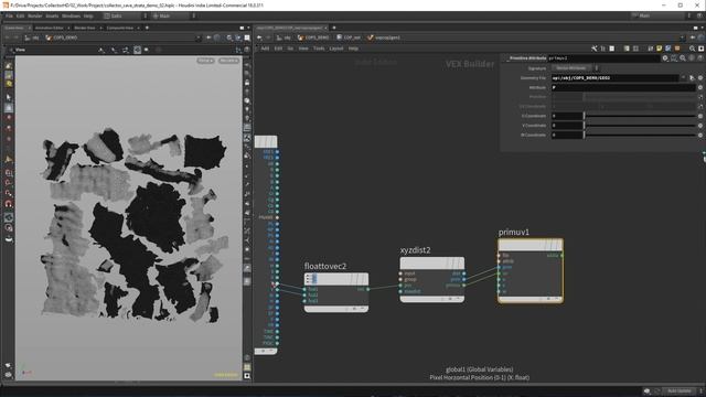 Getting Geometry Attributes In COP Networks In Houdini