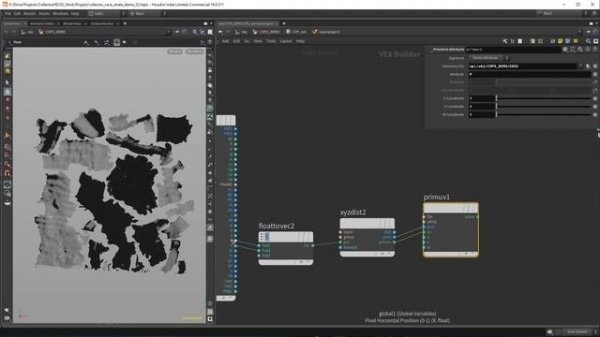Getting geometry attributes in COP networks in Houdini