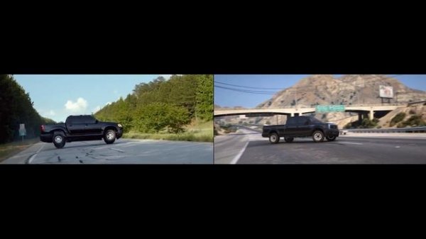 Need For Speed (Live Action) | Koenigsegg Race GTA 5 side by side comparison