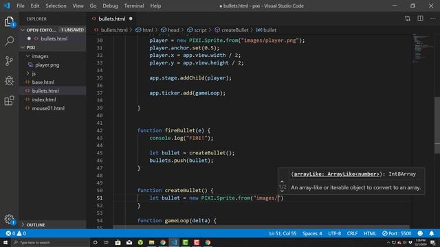 Pixi.js: Basic Bullets смотреть онлайн