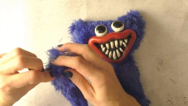 Хагги Вагги своими руками 5 Как сшить игрушку Из полимерной глины и меха Huggy Wyggy hand made смотреть онлайн