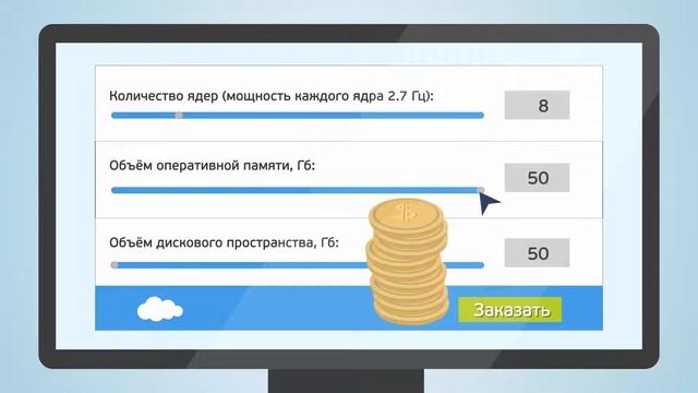 Видео инфографика. Создание видеорекламы - Облачный сервер. Заказать рекламный ролик. смотреть онлайн