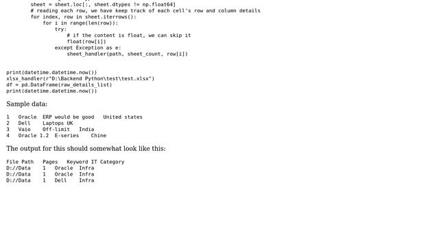 Code Review: Finding matches in Excel files, adding to a Pandas Dataframe смотреть онлайн