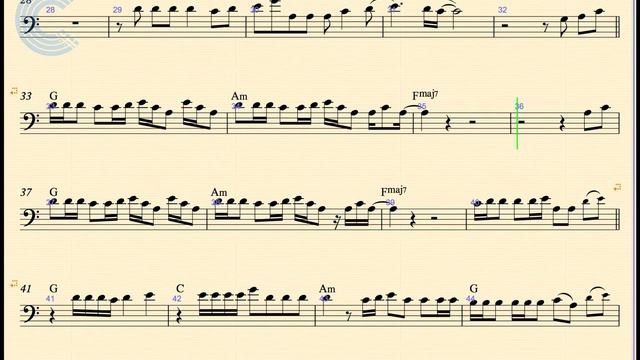 Bassoon - Tennis Court - Lorde - Sheet Music, Chords, and Vocals смотреть онлайн