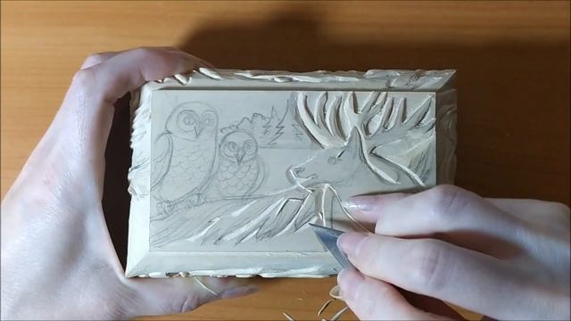 Резная шкатулка "Сказочный мир лесных животных". От идеи до изготовления. смотреть онлайн