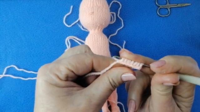 МК вязанной игровой куколки 5 часть Уши смотреть онлайн