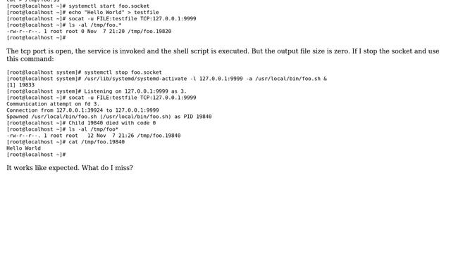 Systemd socket activation stdin смотреть онлайн