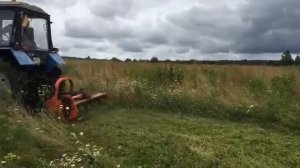 мтз и косилка мульчер родом из Китаяя.