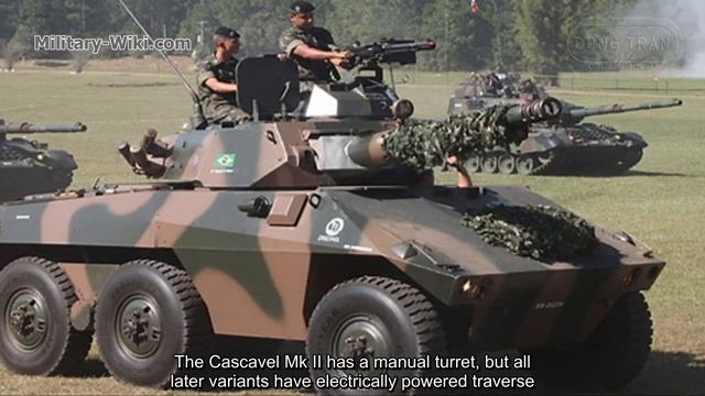 EE-9 Cascavel - A Wheeled Reconnaissance Vehicle Originating From Brazil