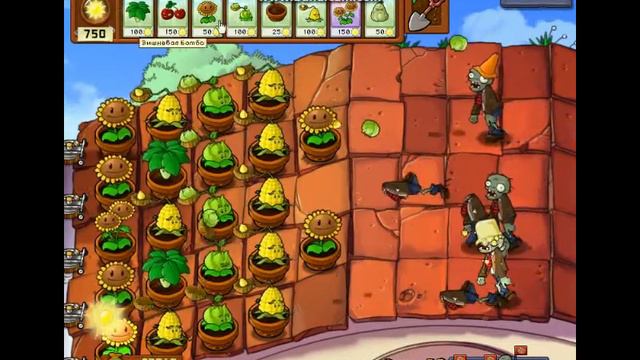 Plants vs Zombies №22 "Золотая ромашка". смотреть онлайн